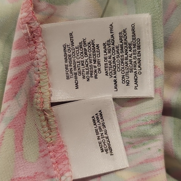 PAPPAGALLO Erika Flutter Sleeve Tropical Mini Dress Sz S NWOT - Picture 6 of 8